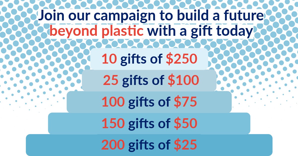 Join our campaign to build a future beyond plastic with a gift today