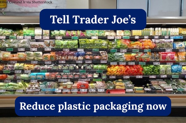 Tell Trader Joe's to reduce plastic packaging now