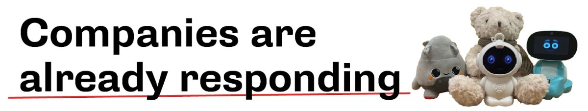 Companies are already responding